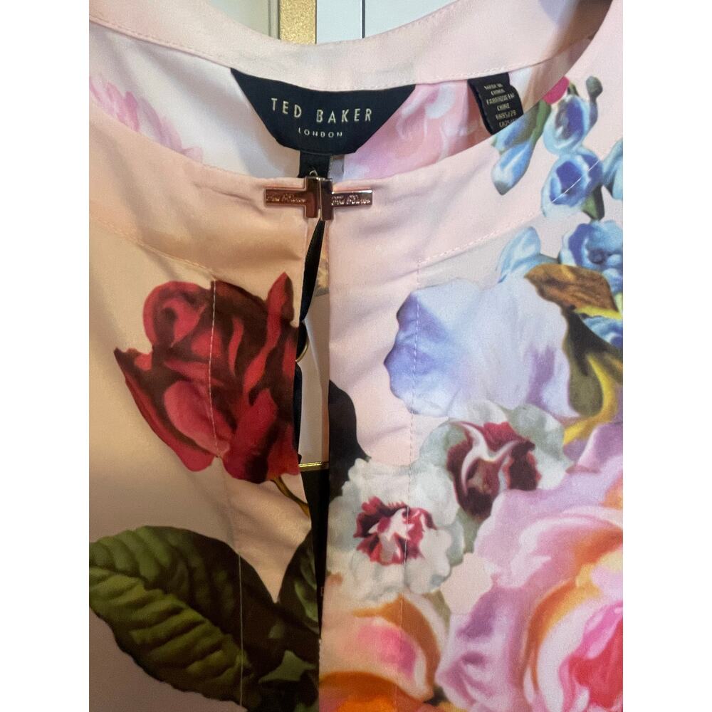 Ted Baker | Edweena Nude Oil Painting Blouse - Picture 6 of 12